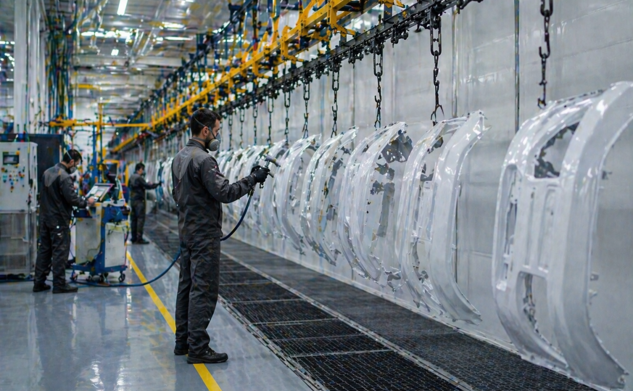 VKS Pintura Líquida · Pintura Líquida Industrial de Alta Gama para Piezas de Plástico en Pirineus